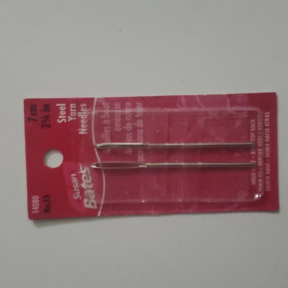 Susan Bates Steel Yarn Needles-Set Of 2 Size 13 - Picture 2 of 4